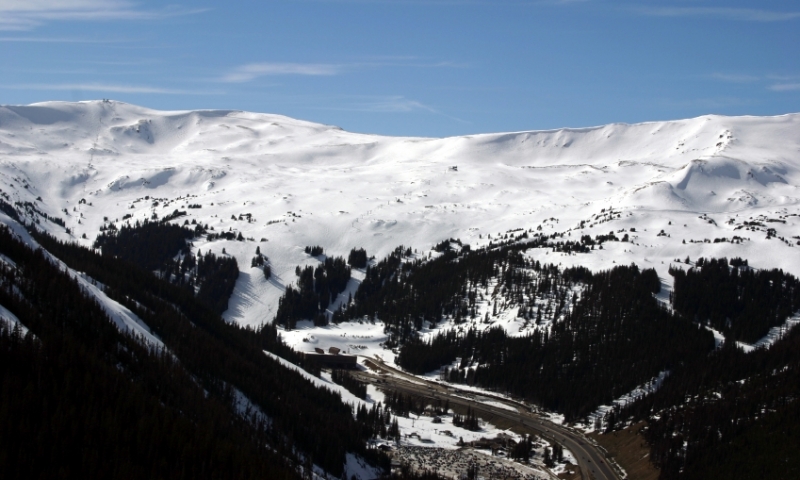 Eisenhower Tunnel along Loveland Pass