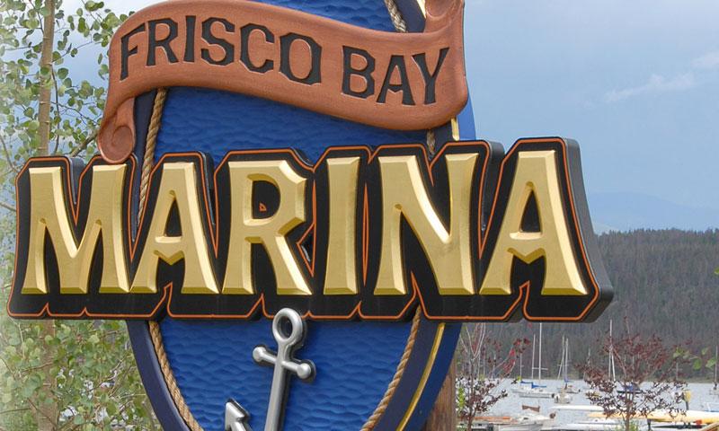 Frisco Bay Marina Sign