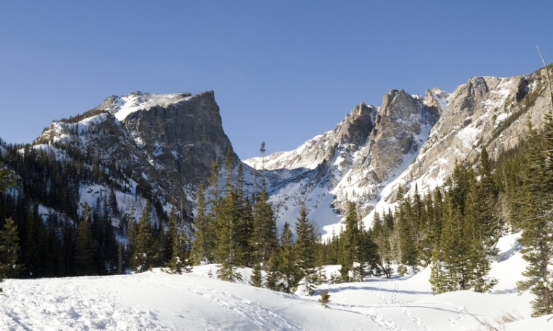 Rocky Mountain National Park Hallet Peak Colorado