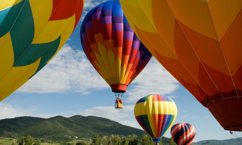 Hot Air Balloons over Steamboat