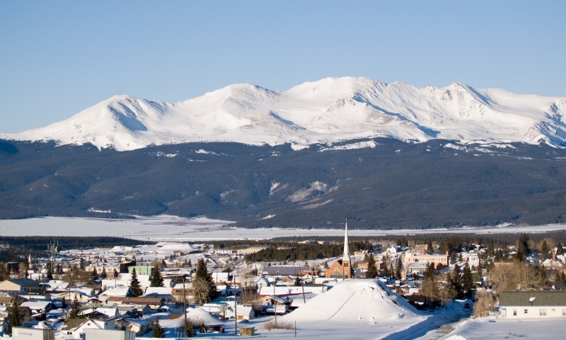 Mount Massive stands tall beyond Leadville