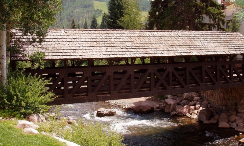 Gore Creek Bridge in Vail
